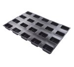 Flexipan 60x40 plaque de 20 cakes arrondis 8x5 cm h 3,5 cm