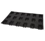 Flexipan 60x40 plaque de 18 nounours 9x6x2 cm