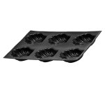 Flexipan 60x40 plaque de 24 coquilles saint jacques 8x7.5 cm