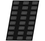 Flexipan 60x40 plaque de 24 lingots cannelés 10.6x4.6x2.5 cm