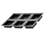 Flexipan 60x40 plaque de 24 tartelettes carrées 7 cm