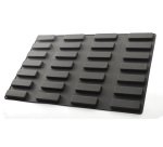 Flexipan inspiration plaque de 28 moules silicone barres à relief mozaïque  10x3 cm h 1,5 cm