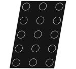 Flexipan 60x40 plaque de 15 darioles 6.5x5.5 cm
