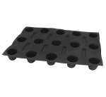 Flexipan 60x40 plaque de 15 darioles 6.5x5.5 cm