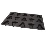 Flexipan 60x40 plaque de 15 cloches 10.2x9.2x9.2 cm