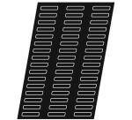 Flexipan 60x40 plaque de 48 demi-cylindres 8.5x1.7 cm