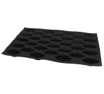 Flexipan GN 1/1 plaque de 32 grandes quenelles 8.4x4.4x3.5 cm