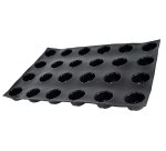 Flexipan 60x40 plaque de 24 petites gouttes entrelacées 5.9x3.5 cm