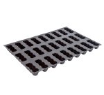 Flexipan 60x40 plaque de 27 mini-chenilles 10x4x3.6 cm