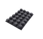 Flexipan 60x40 plaque de 24 cylindres dessus arrondi Ø 6,4x4,5 cm