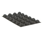 Flexipan 60x40 plaque de 24 demi- sphères spirales 3.6 cm