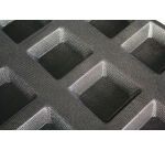 Flexipan Air plaque 600x400 de 15 petits pains carrés 9.3 cm