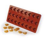 moule silicone pâte de fruit 24 coeurs 3 cm