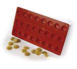 moule silicone pâte de fruit 24 palets ronds 3.4 cm