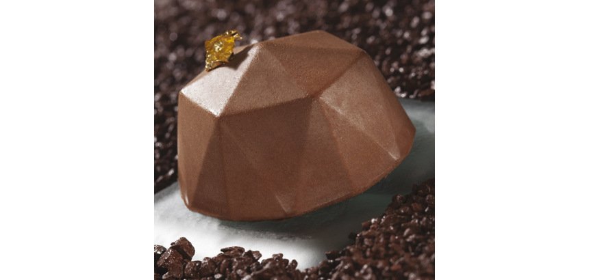 Flexipan inspiration  plaque de 24 moules silicone diamants 7.4x7.4x4 cm
