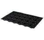 Flexipan inspiration plaque de 24 moules silicone Ring 3D Ø 8 h 2,3 cm