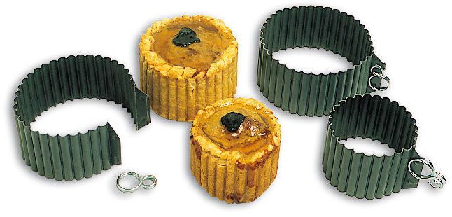 Exopan pâté en croûte rond cannelé hauteur 5 cm diamètre 8 cm