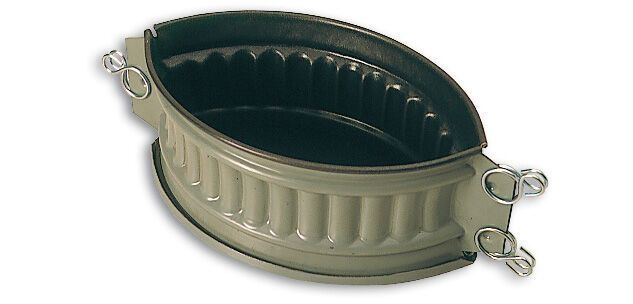 Exopan pâté en croûte ovale à côtes 24x14x9.5 cm