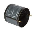 Exopan pâté en croûte rond à chevrons hauteur 9 cm diamètre 10 cm