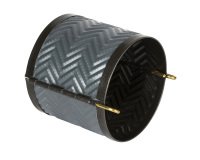Exopan pâté en croûte rond à chevrons hauteur 9 cm diamètre 12 cm
