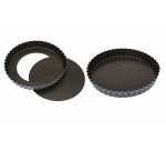 Exopan tourtière cannelée fond mobile 18 cm