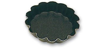 Exopan 25 moules à petits fours tartelette cannelée 4.5 cm