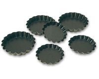 Exopan 25 tartelettes rondes cannelées 8 cm