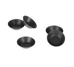 Exopan 25 tartelettes rondes unies creuses 6.5 cm