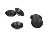 Exopan 25 tartelettes rondes unies creuses 7 cm