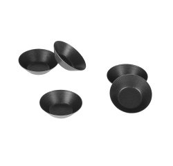 Exopan 25 tartelettes rondes unies creuses 7 cm