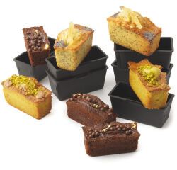 Exoglass 6 cakes rectangulaires 9x4x4 cm