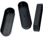 Exoglass 48 tartelettes oblong spécial fonceuse à pâte 13x4 cm