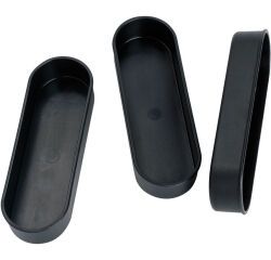 Exoglass 48 tartelettes oblong spécial fonceuse à pâte 13x4 cm