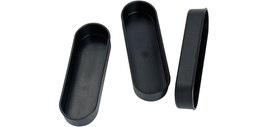 Exoglass 48 tartelettes oblong spécial fonceuse à pâte 13x4 cm