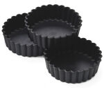 Exoglass 12 tourtières cannelées 10 cm