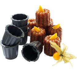 Exoglass 6 moules à cannelé 3.5 cm