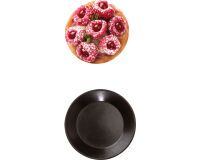 Exoglass 24 tartelettes rondes unies 7 cm