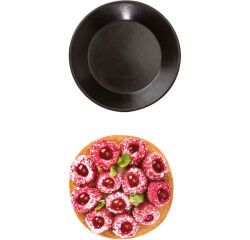 Exoglass 24 tartelettes rondes unies 8 cm