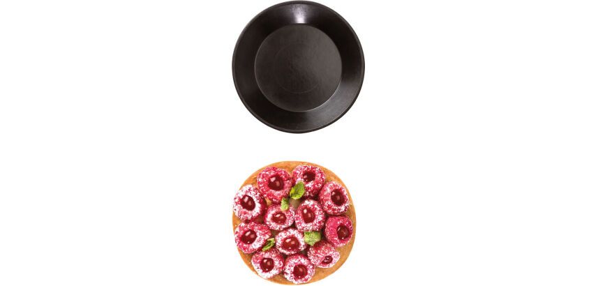 Exoglass 24 tartelettes rondes unies 8 cm