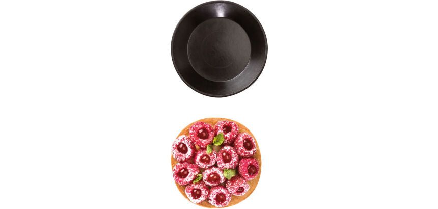 Exoglass 24 tartelettes rondes unies 8 cm