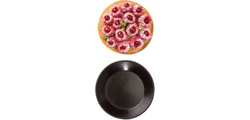 Exoglass 12 tartelettes rondes unies 9 cm