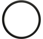 Exoglass lot de 6 cercles à tartes monoblocs anti-adhérents 8.5 cm hauteur 1.9 cm