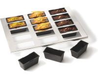Exoglass plaque inox 400x300 de 15 cakes 9x4x4 cm