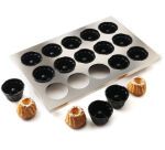 Exoglass plaque inox de 15 kouglofs 9 cm