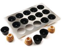 Exoglass plaque inox de 15 kouglofs 9 cm