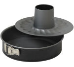 biscuit rond démontable à charnière avec 2 fonds 26 cm anti-dérapant