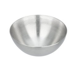 calotte 1/2 sphère ou moule dôme inox 7 cm