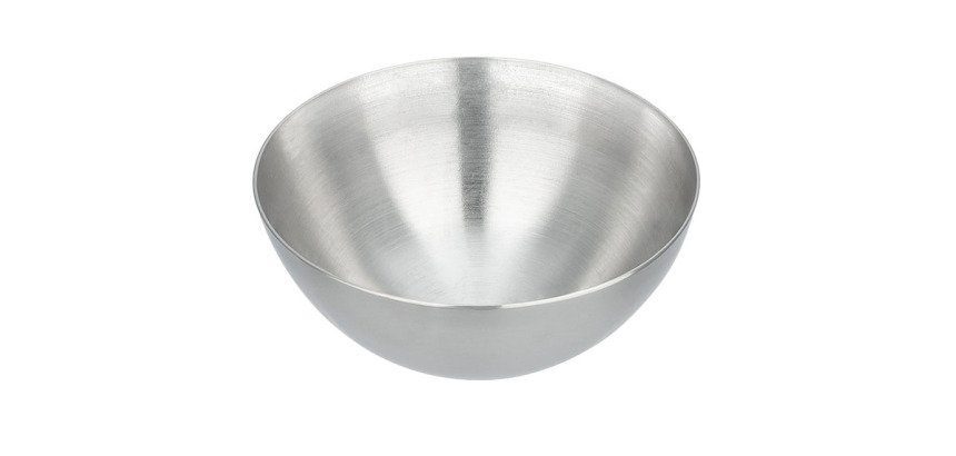 calotte 1/2 sphère ou moule dôme inox 7 cm