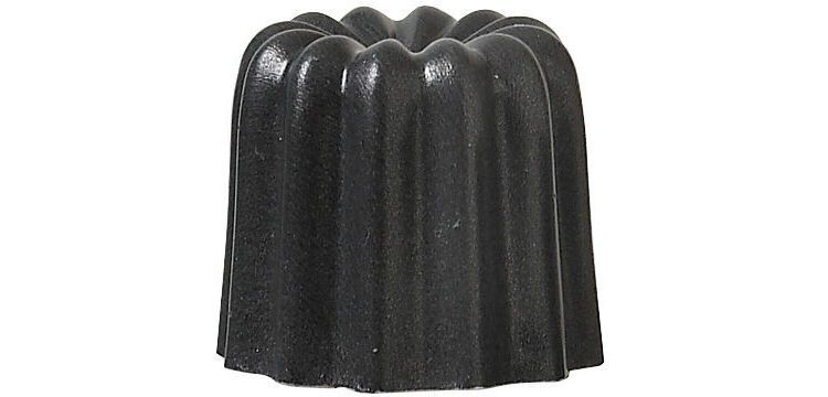 6 moules à cannelés aluminium anti-adhérent 5.5 cm