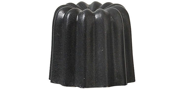 6 moules à cannelés aluminium anti-adhérent 5.5 cm
